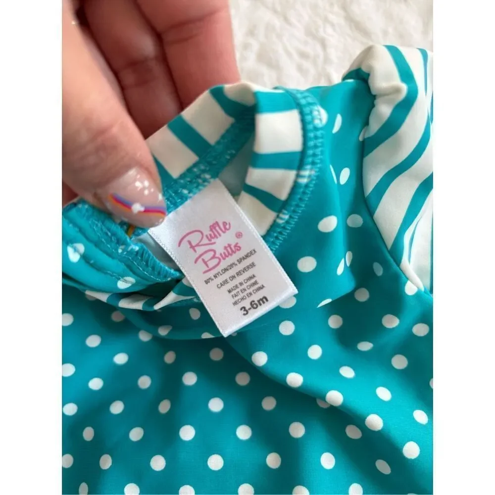 Ruffle Butts Baby Bathing Suit Size 3-6 Months